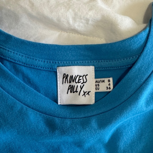 Princess Polly Vibrant Blue Dolphin Baby Tee - Picture 2 of 3